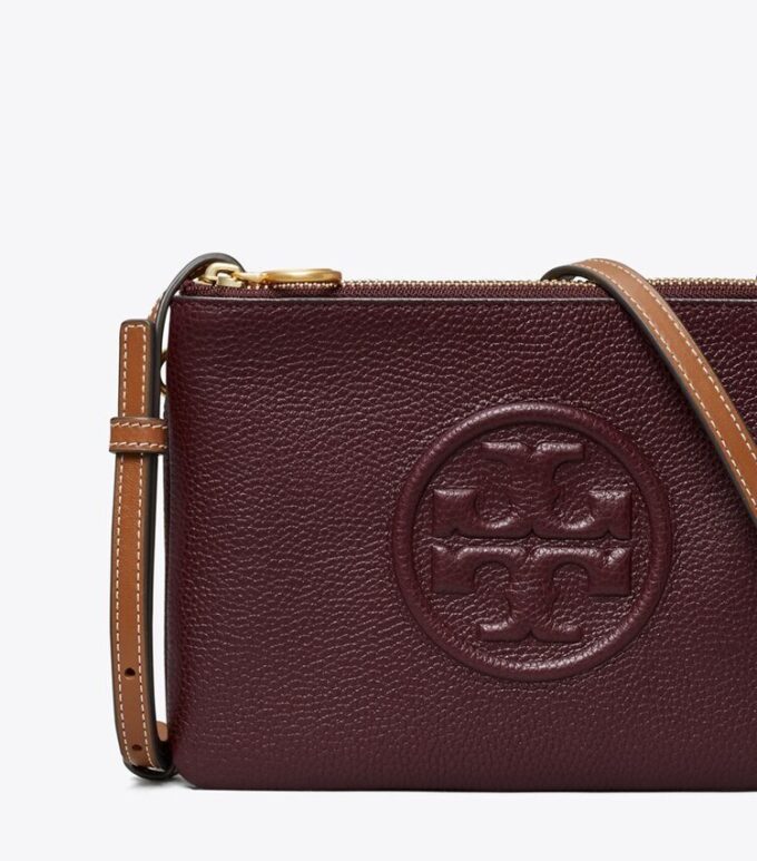 Perry Bombé Crossbody med dubbel dragkedja Perry Bombé Crossbody med dubbel dragkedja