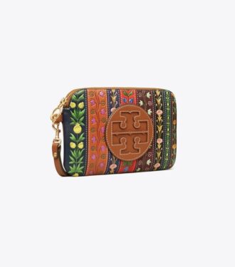 Perry Bombé Ribbon Patchwork Wristlet