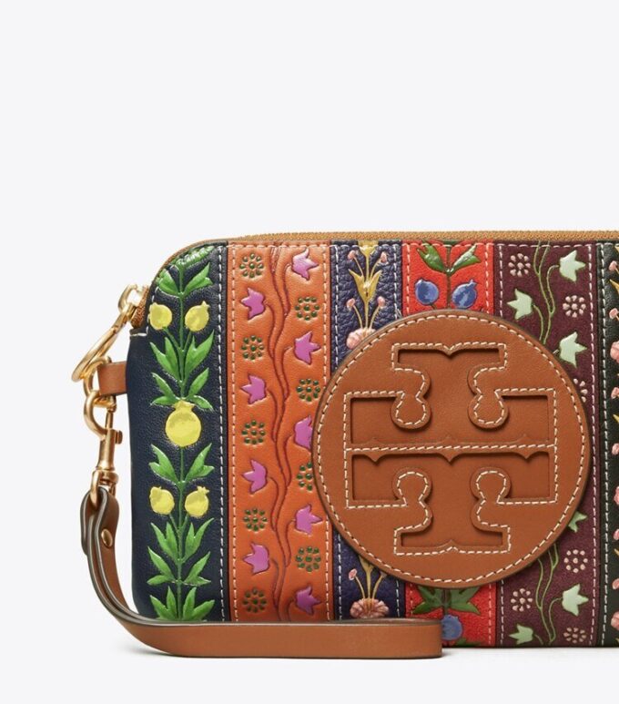 Perry Bombé Ribbon Patchwork Wristlet Perry Bombé Ribbon Patchwork Wristlet