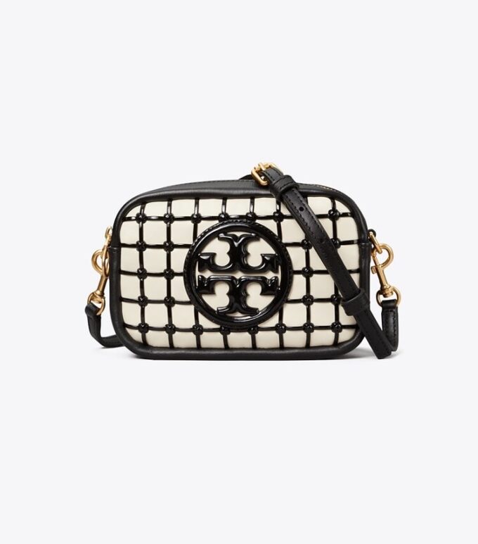 Perry Bombe Patent Whipstitch Mini Bag Perry Bombe Patent Whipstitch Mini Bag