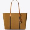 Perry Suede Triple-Compartment Tote Perry Suede Triple-Compartment Tote