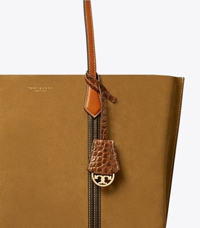 Perry Suede Triple-Compartment Tote Perry Suede Triple-Compartment Tote