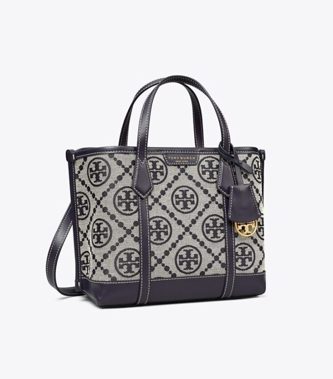 Perry T Monogram liten tote med tre fack Perry T Monogram liten tote med tre fack