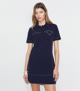 Pick Stitch Stretch Polo Dress Pick Stitch Stretch Polo Dress