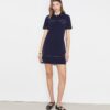 Pick Stitch Stretch Polo Dress