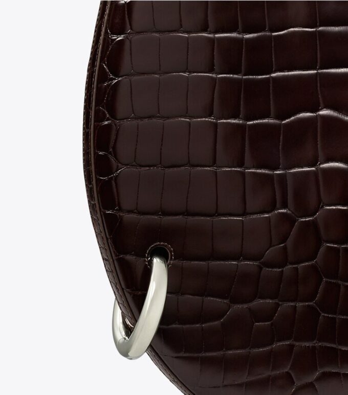 Pierced Croc-Embossed Bag Pierced Croc-Embossed Bag