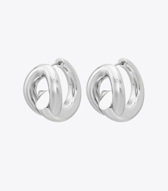 Pierced Hoop Earrings Pierced Hoop Earrings