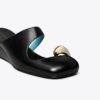 Pierced Mule Wedge