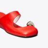 Pierced Mule Wedge