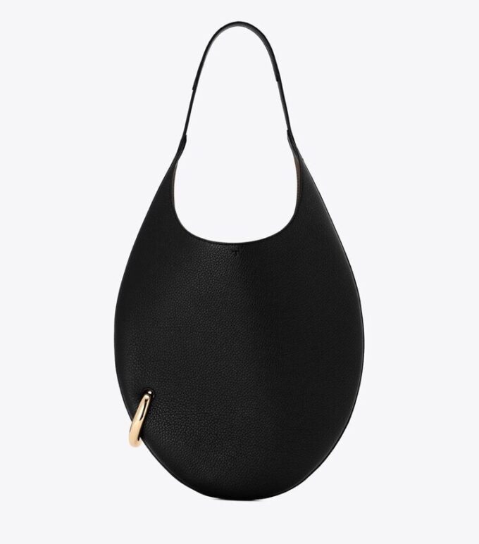 Pierced Pebbled Handbag Pierced Pebbled Handbag