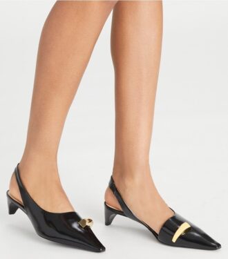 Pierced Slingback Heel