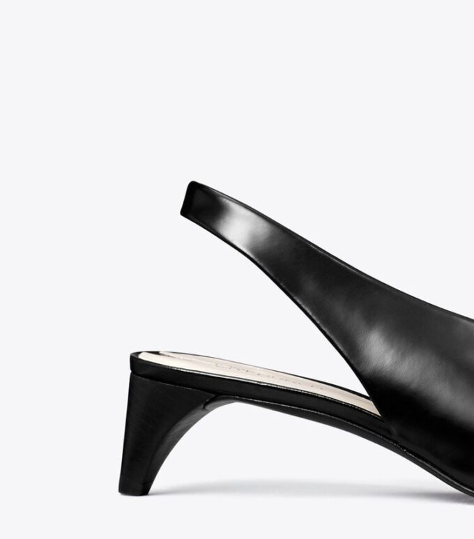 Pierced Slingback Heel
