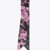 Pixel Flower Ribbon Tie