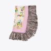 Porslinsblommig silkescarf