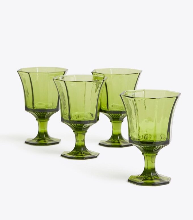 Pressat glas, vattenglas, set om 4 Pressat glas, vattenglas, set om 4