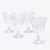 Pressat vinglas, set om 4 Pressat vinglas, set om 4