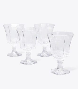 Pressat vinglas, set om 4
