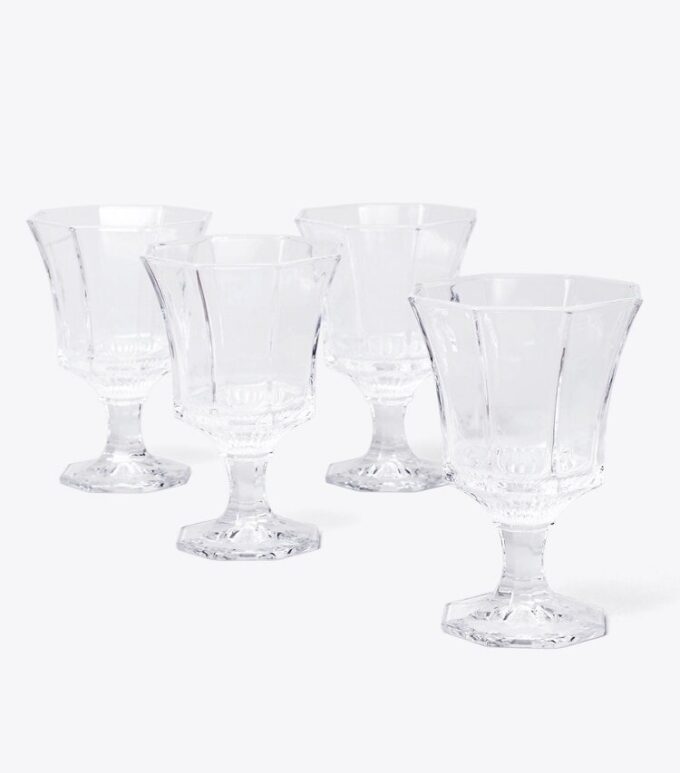 Pressat vinglas, set om 4 Pressat vinglas, set om 4