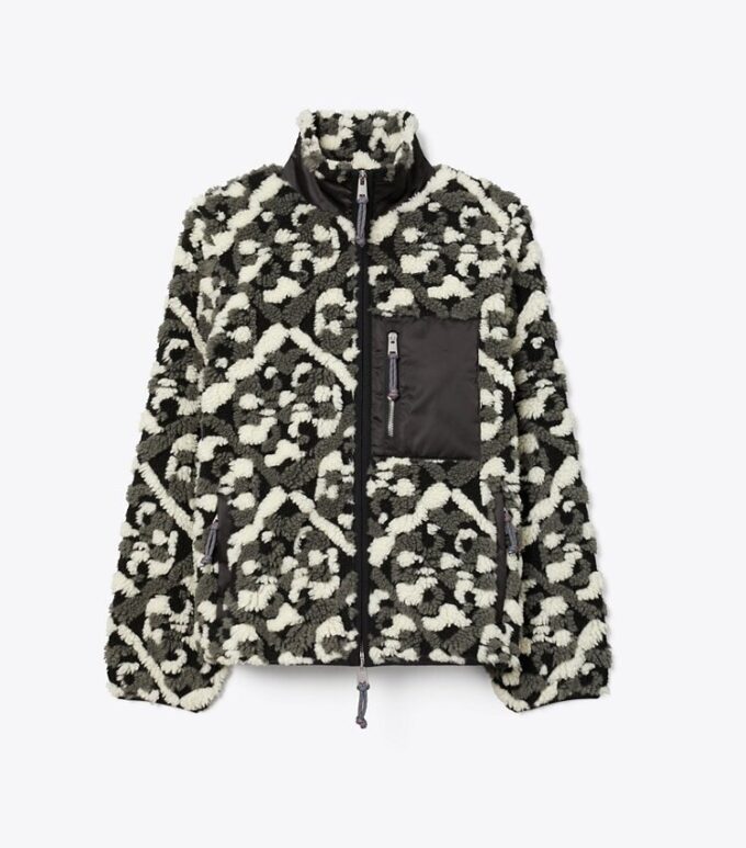 Prismatic T Monogram Fleece Jacket Prismatic T Monogram Fleece Jacket