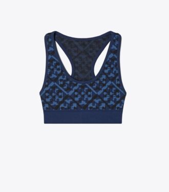 Prismatic T Monogram Jacquard Seamless Bra