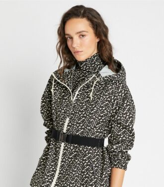 Prismatisk T Monogram-anorak med huva