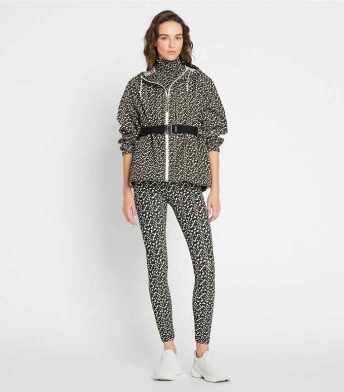 Prismatisk T Monogram-anorak med huva Prismatisk T Monogram-anorak med huva