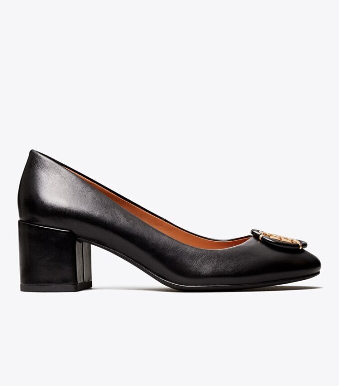 Pumps med flera logotyper, extra bred