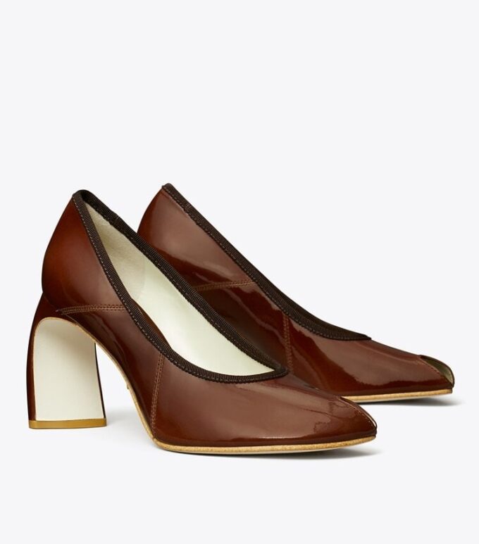 Pumps med öppen tå Pumps med öppen tå
