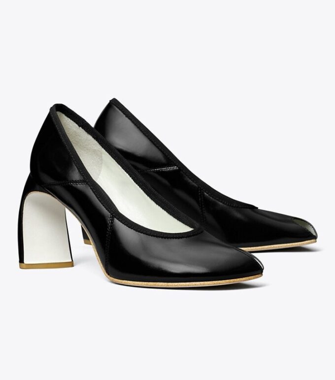 Pumps med öppen tå Pumps med öppen tå