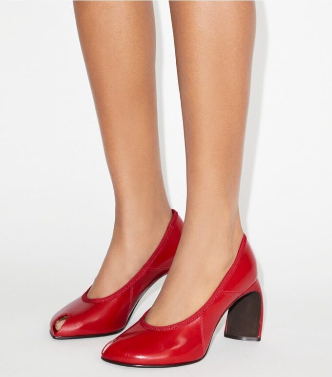 Pumps med öppen tå Pumps med öppen tå