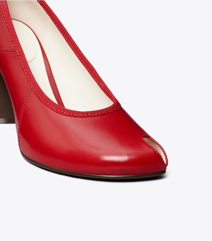 Pumps med öppen tå Pumps med öppen tå