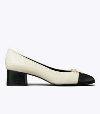 Pumps med tåhätta