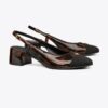 Pumps med tåhätta och slingback Pumps med tåhätta och slingback
