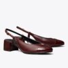 Pumps med tåhätta och slingback