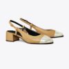 Pumps med tåhätta och slingback Pumps med tåhätta och slingback
