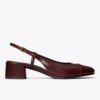 Pumps med tåhätta och slingback