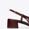 Pumps med tåhätta och slingback