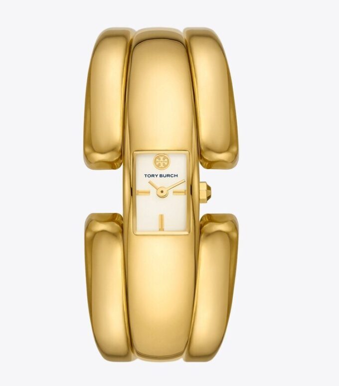 Puzzle Watch, guldfärgat rostfritt stål, 15 x 19 mm Puzzle Watch, guldfärgat rostfritt stål, 15 x 19 mm