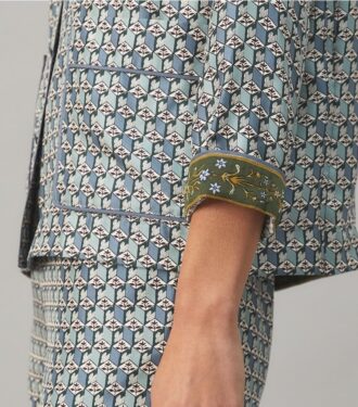 Pyjamas i silkes-twill