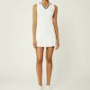 Racquet Ribbed-Knit Sleeveless Polo Racquet Ribbed-Knit Sleeveless Polo