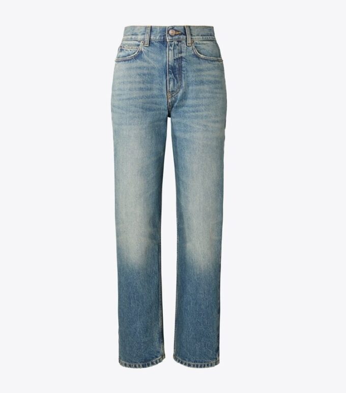 Raka jeans med vida ben Raka jeans med vida ben
