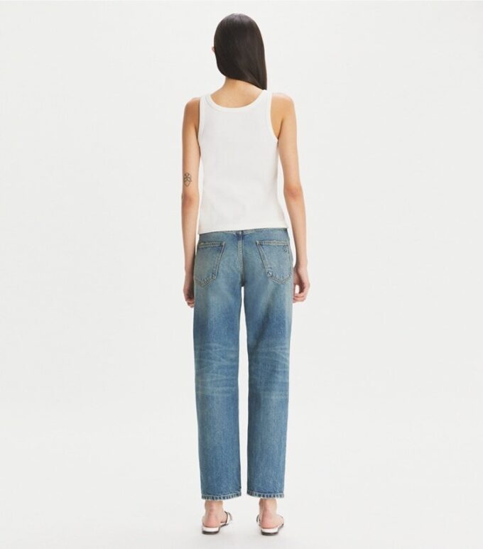 Raka jeans med vida ben Raka jeans med vida ben