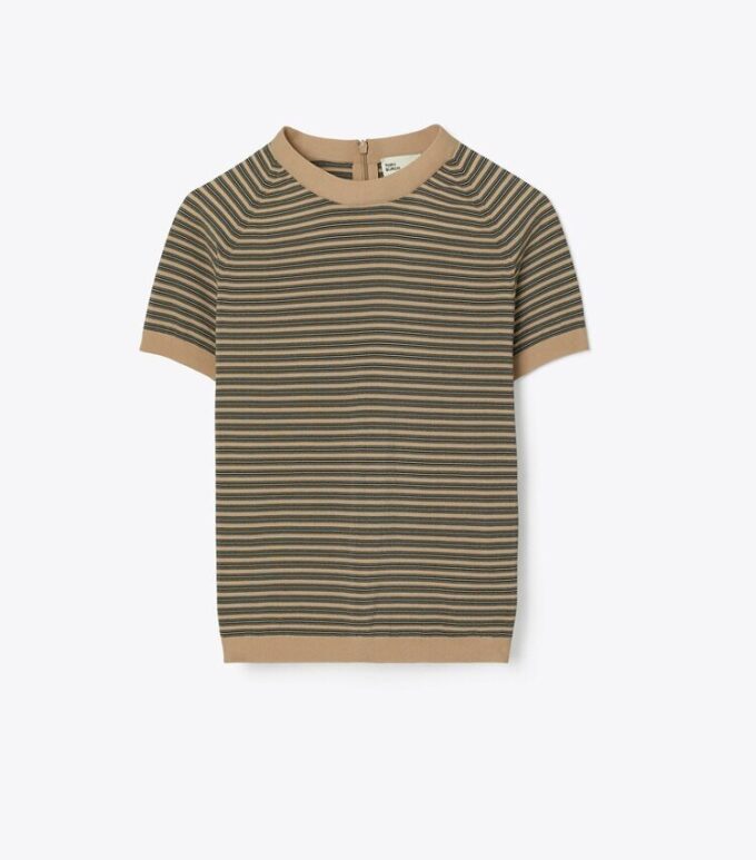 Randig nylon-mockneck Randig nylon-mockneck