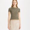 Randig nylon-mockneck Randig nylon-mockneck