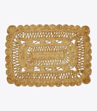 Rektangulär jute-placemat, set om 4 Rektangulär jute-placemat, set om 4