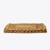 Rektangulär jute-placemat, set om 4