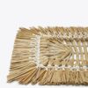 Rektangulär placemat i raffia, 4-pack Rektangulär placemat i raffia, 4-pack
