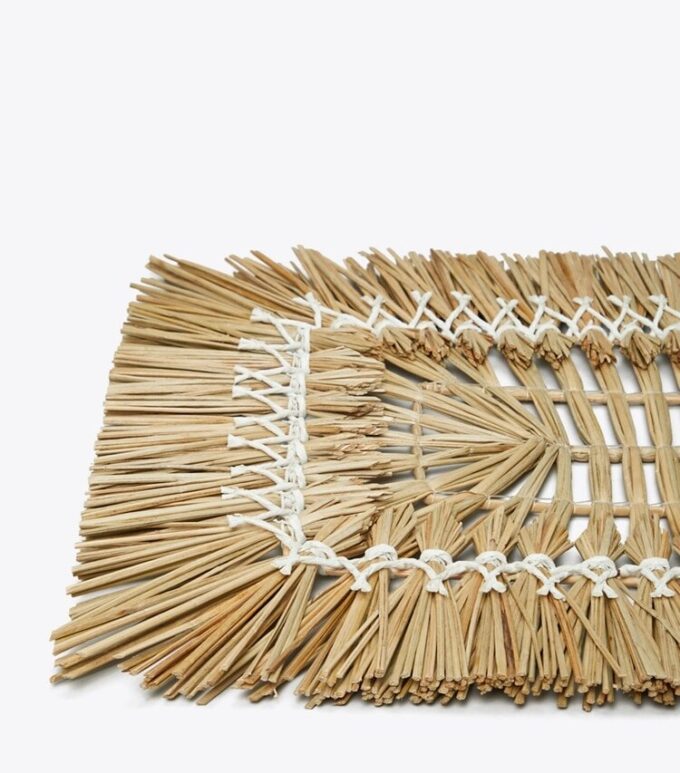 Rektangulär placemat i raffia, 4-pack Rektangulär placemat i raffia, 4-pack