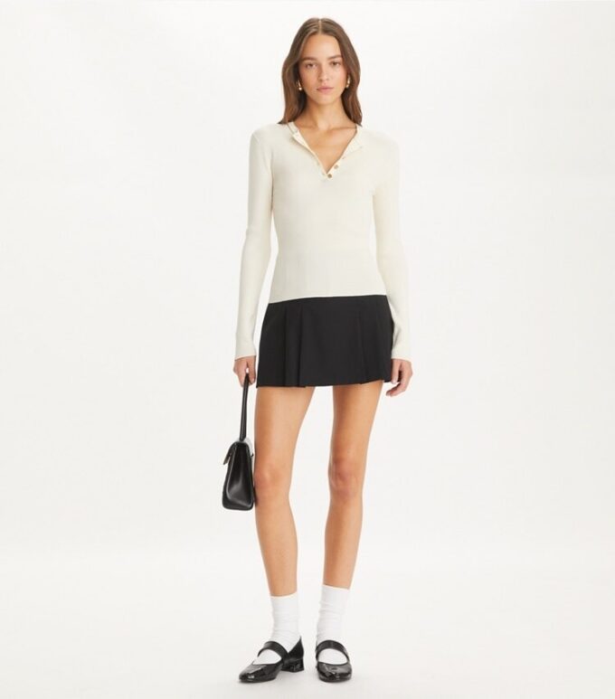 Ribbad viskos-henley