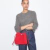Romy Suede Pick Stitch Bucket Bag Romy Suede Pick Stitch Bucket Bag